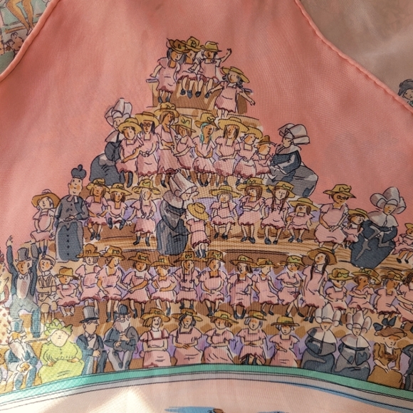 Vintage HERMÈS Cirque Molier silk scarf - Picture 8 of 11